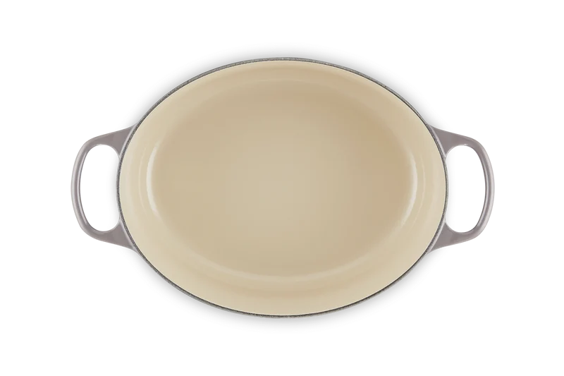 Le Creuset Ovaler Schmortopf Signature 'Flint'
