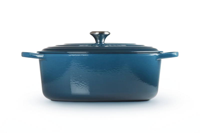 Le Creuset Bratpfanne Oval Signature 'Deep Teal'