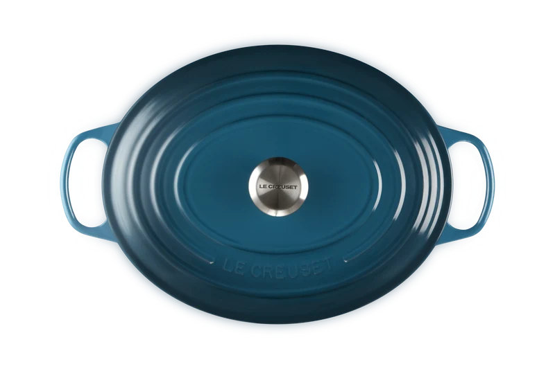 Le Creuset Bratpfanne Oval Signature 'Deep Teal'