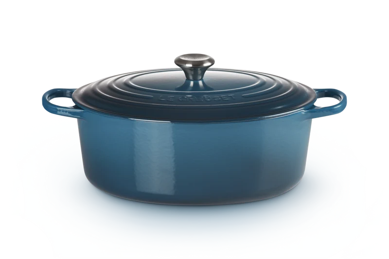 Le Creuset Bratpfanne Oval Signature 'Deep Teal'