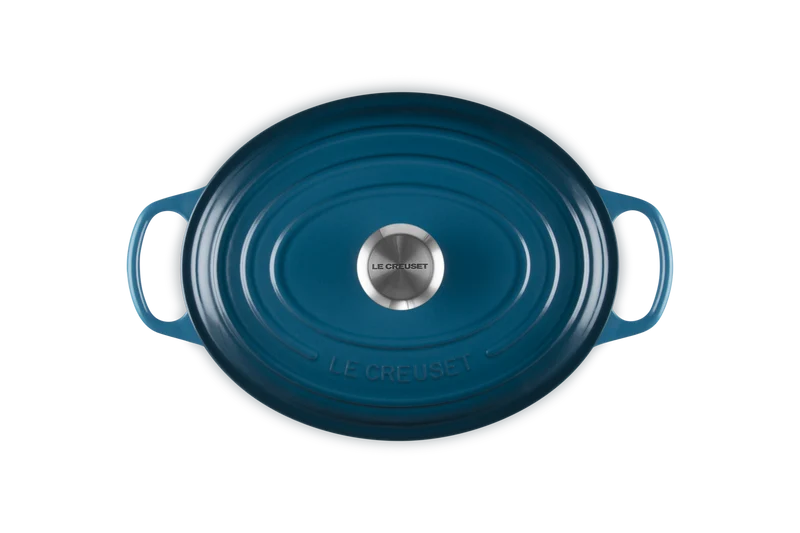 Le Creuset Bratpfanne Oval Signature 'Deep Teal'