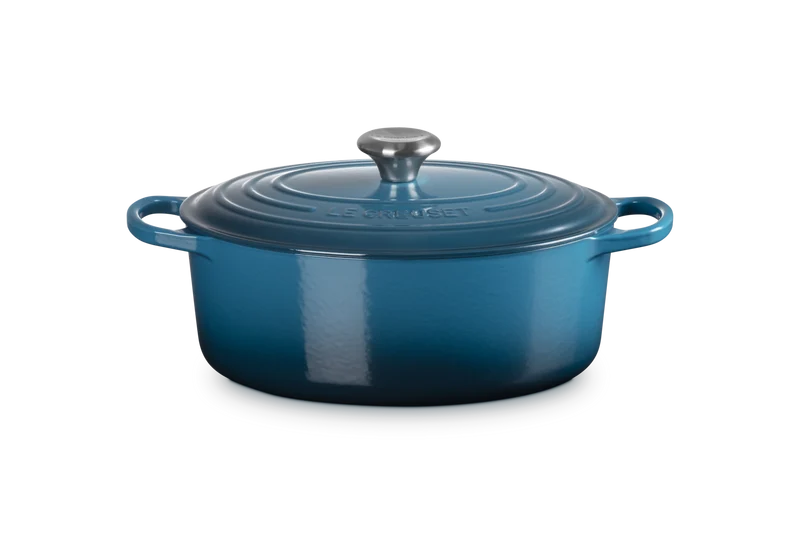 Le Creuset Bratpfanne Oval Signature 'Deep Teal'
