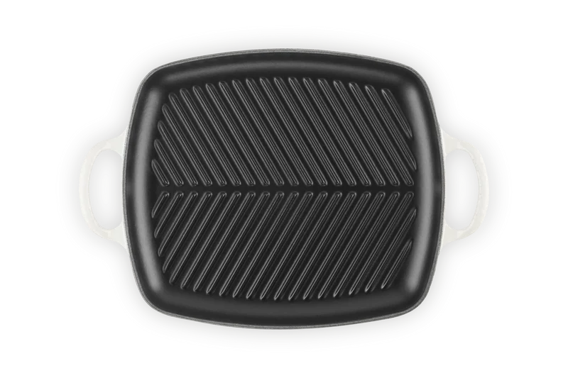Le Creuset Grillplatte Rechteckig 'Meringue'