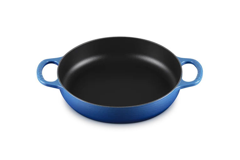 Le Creuset Schmorpfanne mit zwei Griffen 'Azure' Ø28cm / 3,2L