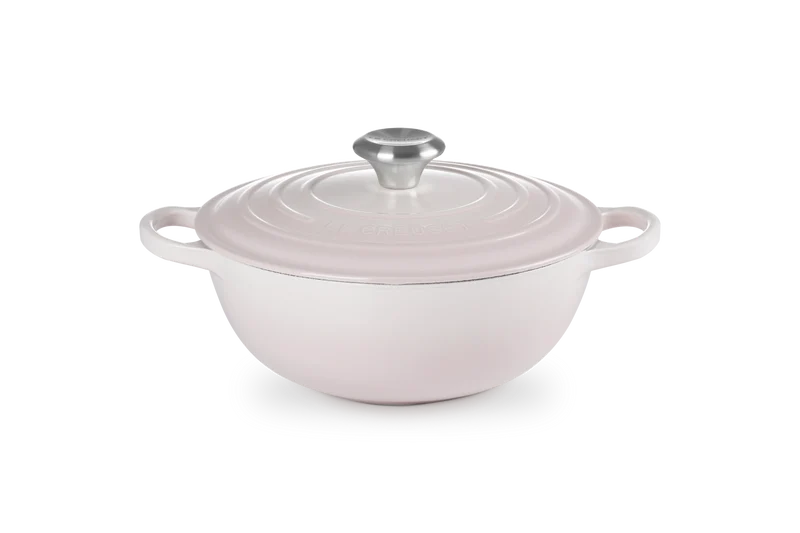 Le Creuset Marmite Signature „Shell Pink“ Schmortopf Ø 24 cm / 3,1 l