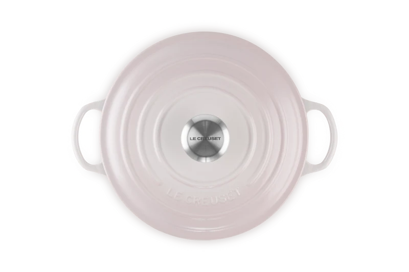 Le Creuset Marmite Signature „Shell Pink“ Schmortopf Ø 24 cm / 3,1 l