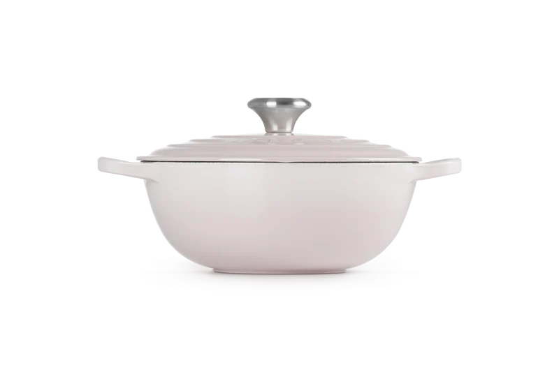 Le Creuset Marmite Signature „Shell Pink“ Schmortopf Ø 24 cm / 3,1 l