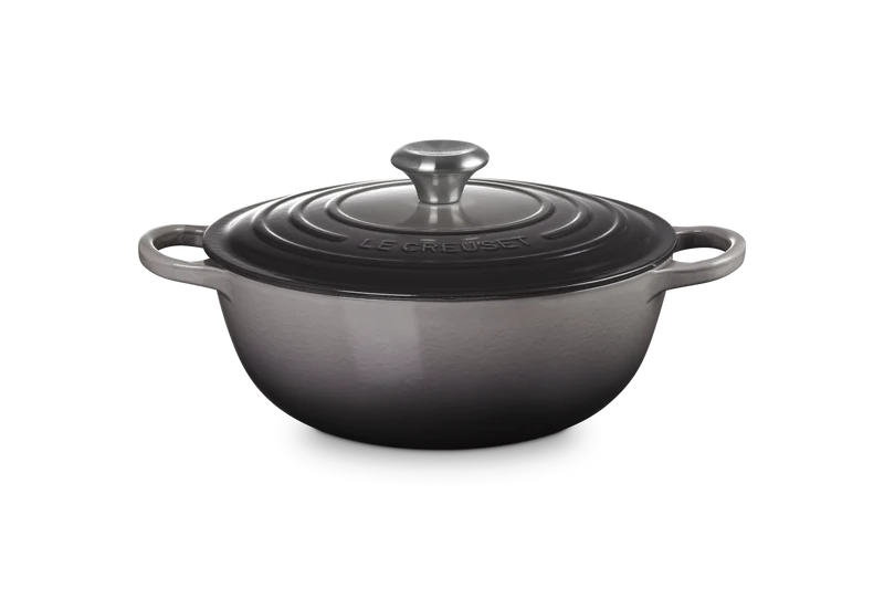 Le Creuset Marmite Kasserolle Signature 'Flint' Ø26cm / 4,1L