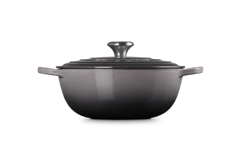 Le Creuset Marmite Kasserolle Signature 'Flint' Ø26cm / 4,1L