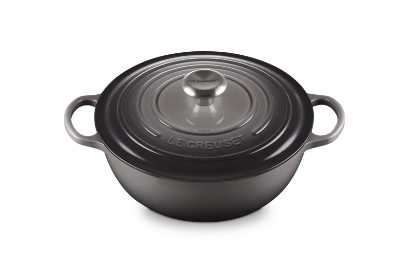 Le Creuset Marmite Kasserolle Signature 'Flint' Ø26cm / 4,1L