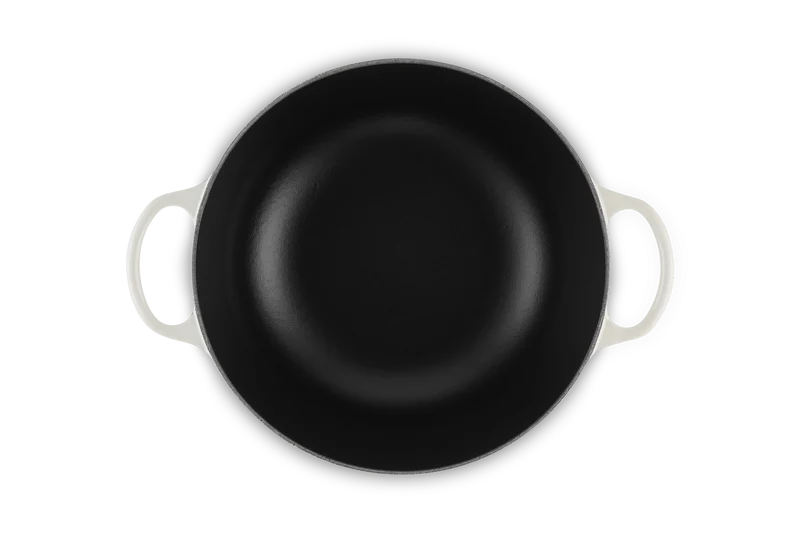 Le Creuset Marmite Kasserolle Signature 'Meringue' Ø26cm / 4,1L