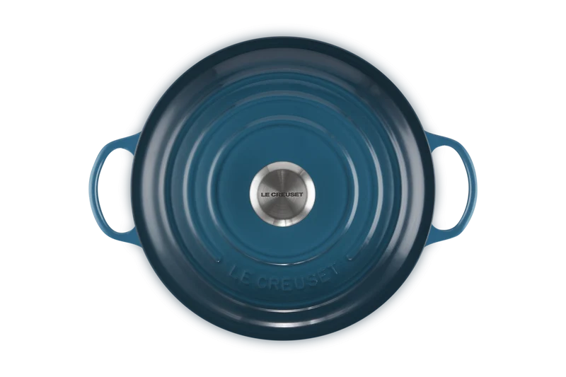 Le Creuset Marmite Kasserolle Signature „Tiefes Türkis“ Ø 26 cm / 4,1 l
