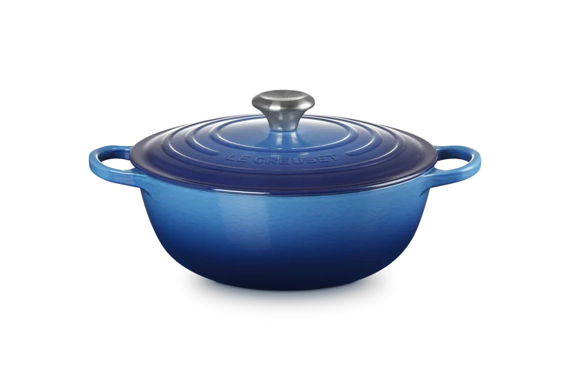 Le Creuset Marmite Kasserolle Signature 'Azure' Ø26cm / 4,1L