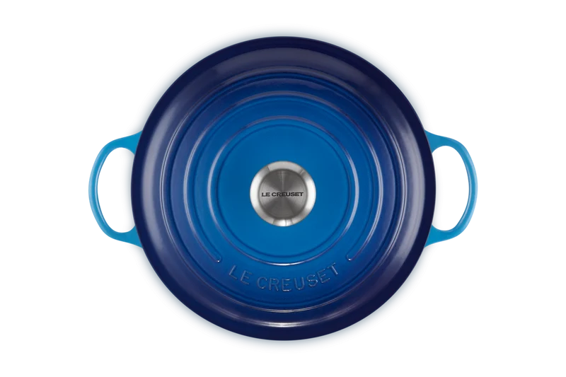 Le Creuset Marmite Kasserolle Signature 'Azure' Ø26cm / 4,1L
