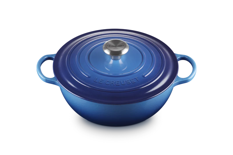 Le Creuset Marmite Kasserolle Signature 'Azure' Ø26cm / 4,1L