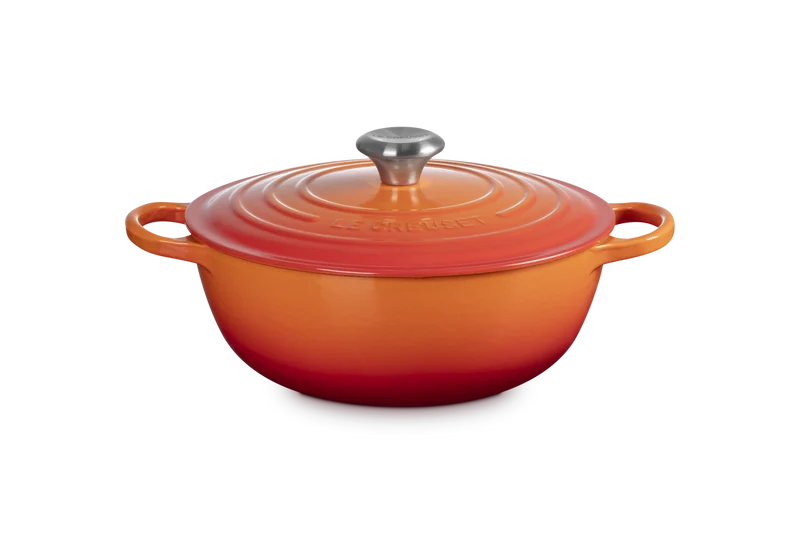 Le Creuset Marmite Signature Schmortopf „Orangerot“ Ø 26 cm / 4,1 l