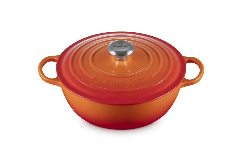 Le Creuset Marmite Signature Schmortopf „Orangerot“ Ø 26 cm / 4,1 l