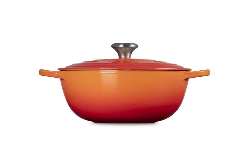 Le Creuset Marmite Signature Schmortopf „Orangerot“ Ø 26 cm / 4,1 l