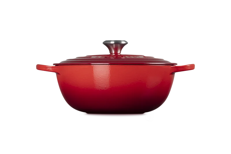Le Creuset Marmite Signature Schmortopf „Kirschrot“ Ø 26 cm / 4,1 l