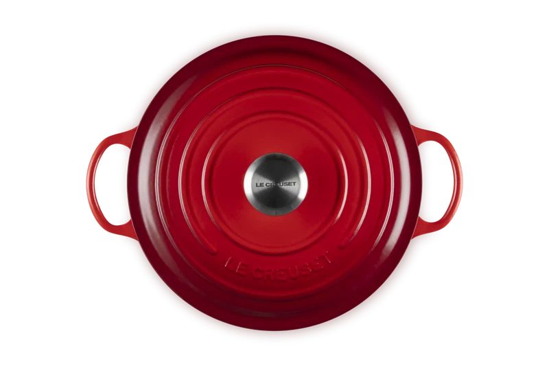 Le Creuset Marmite Signature Schmortopf „Kirschrot“ Ø 26 cm / 4,1 l