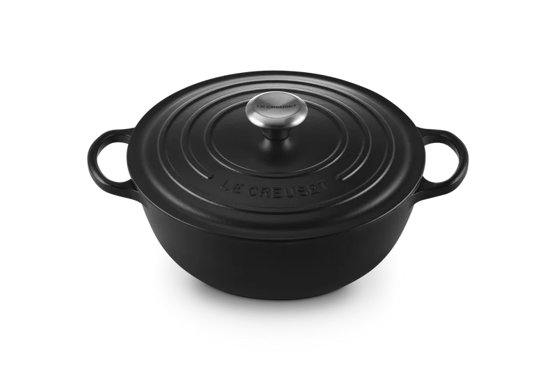 Le Creuset Marmite Signature Schmortopf „Matt Schwarz“ Ø 26 cm / 4,1 l