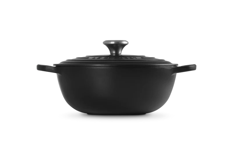 Le Creuset Marmite Signature Schmortopf „Matt Schwarz“ Ø 26 cm / 4,1 l