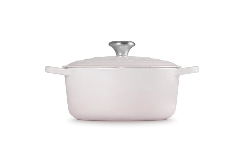 Le Creuset Signature Schmorpfanne „Shell Pink“