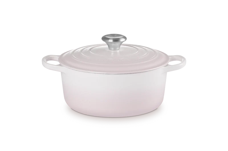 Le Creuset Signature Schmorpfanne „Shell Pink“