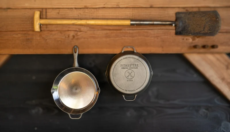 Die handpolierte Bratpfanne Windmill PitmasterX, Ø 30 cm, mit 2 Griffen