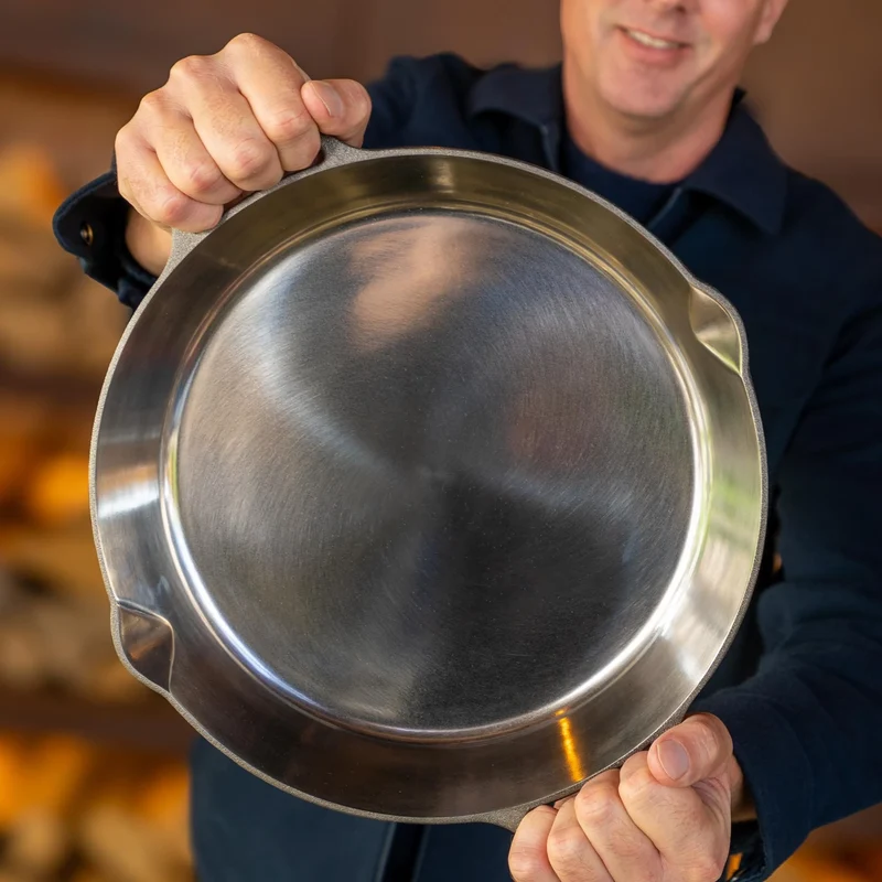 Die handpolierte Bratpfanne Windmill PitmasterX, Ø 30 cm, mit 2 Griffen