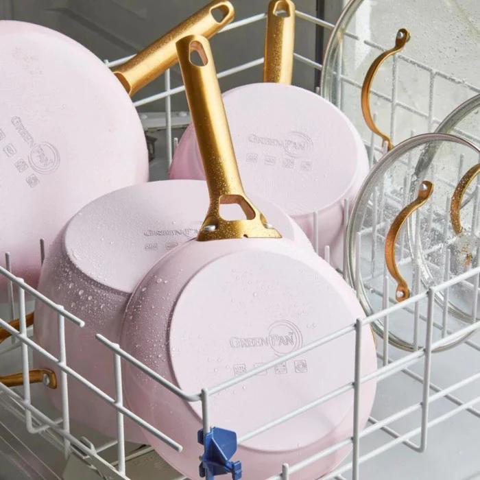 Greenpan Bratpfannenset 20/26 cm 'Padova Blush Pink'