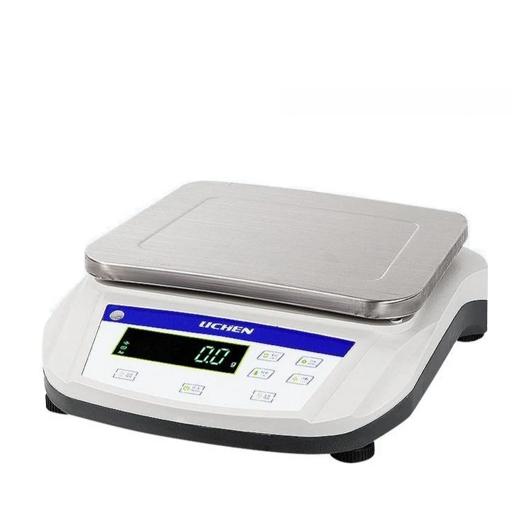 Tischwaage mit Wägeplatte aus Edelstahl, Bereich 6 bis 30 KG, Ablesbarkeit 0.1 g