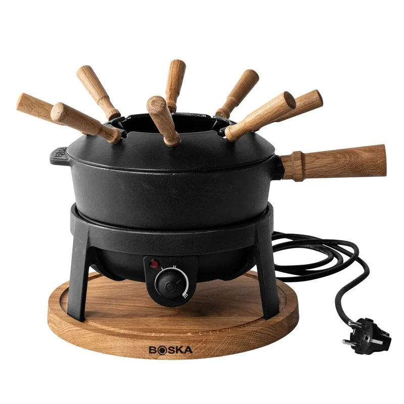 Boska Elektrisches Fondue-Set Pro 2,2 l für 8 Personen