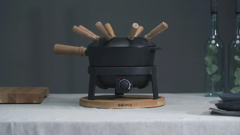 Boska Elektrisches Fondue-Set Pro 2,2 l für 8 Personen