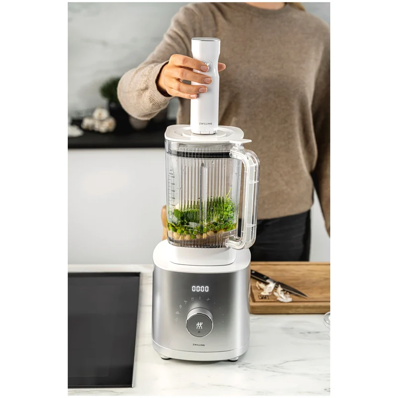 Zwilling Enfinigy Vakuumadapter für Stand-/Hochleistungsmixer, Weiß