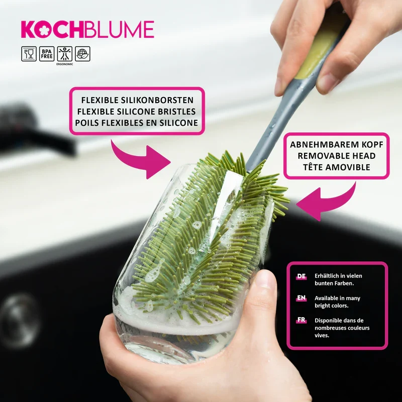Spülbürste rund Limette 29 cm
