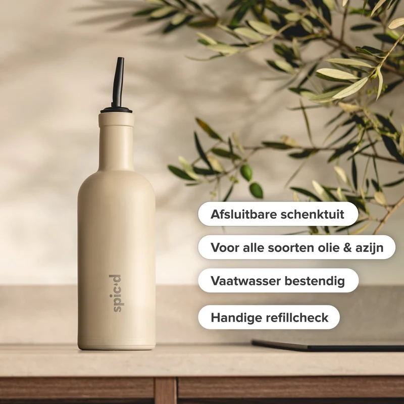 Spiced Ölflasche 500ml 'Warmer Ton'