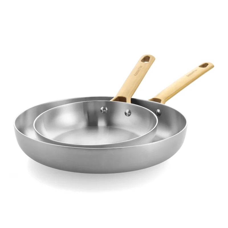 Greenpan Bratpfannenset Edelstahl 20/28 cm 'Padova Reserve'