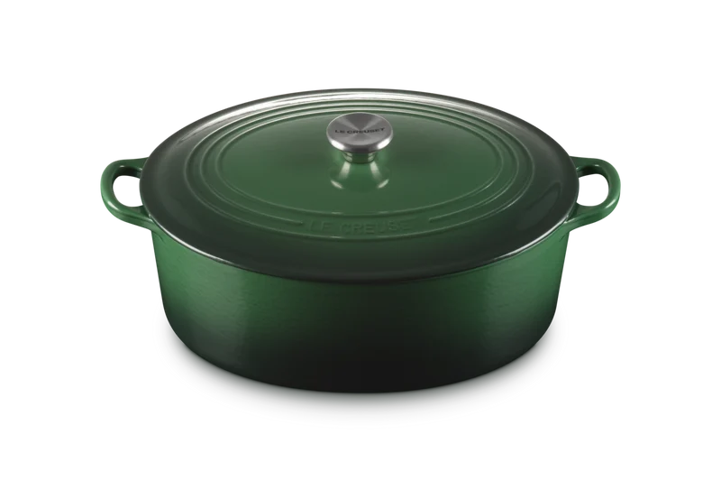 Le Creuset Bratpfanne Oval Tradition 'Juniper' Ø31cm / 6,3L