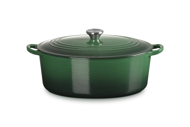 Le Creuset Bratpfanne Oval Tradition 'Juniper' Ø31cm / 6,3L