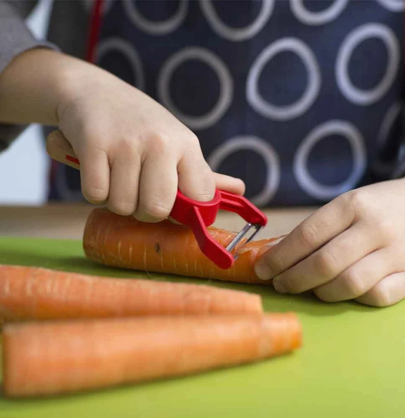 Opinel Kinder Kochmesser & Sparschäler 'Le Petit Chef Rot'