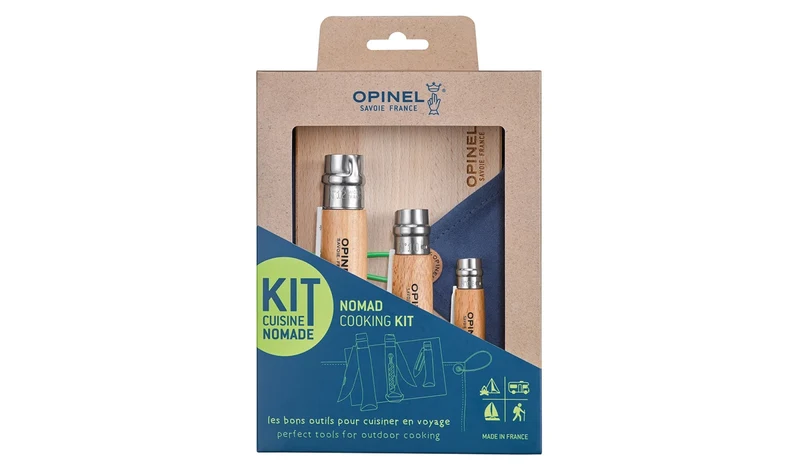 Opinel Outdoor-Set Taschenmesser, Korkenzieher und Flaschenöffner 'Nomade'