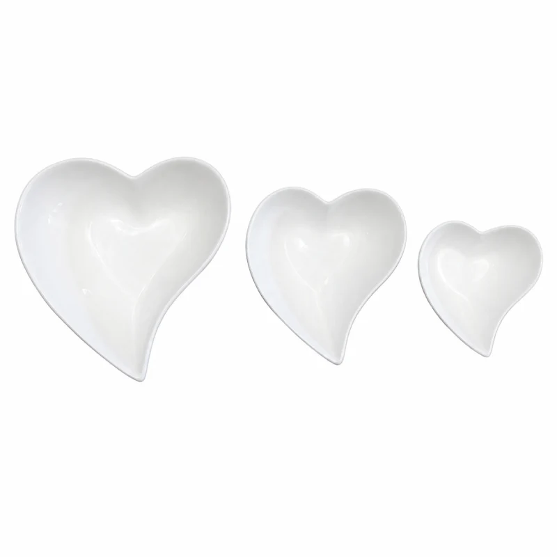 Maxwell & Williams Set 3 Ciotoline Cuore Bianche