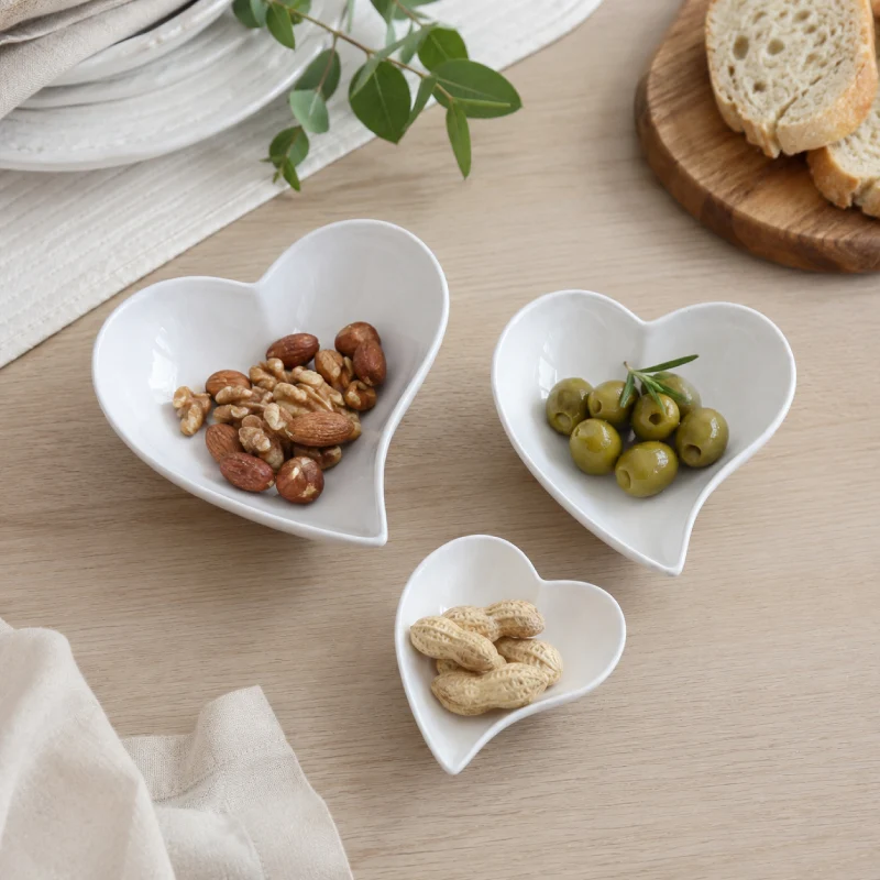 Maxwell & Williams Set 3 Ciotoline Cuore Bianche