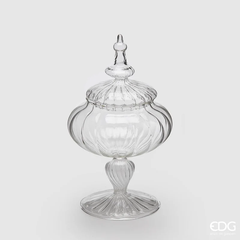 EDG Enzo De Gasperi Coppa per Confettata BonBon Trasparente H27 cm