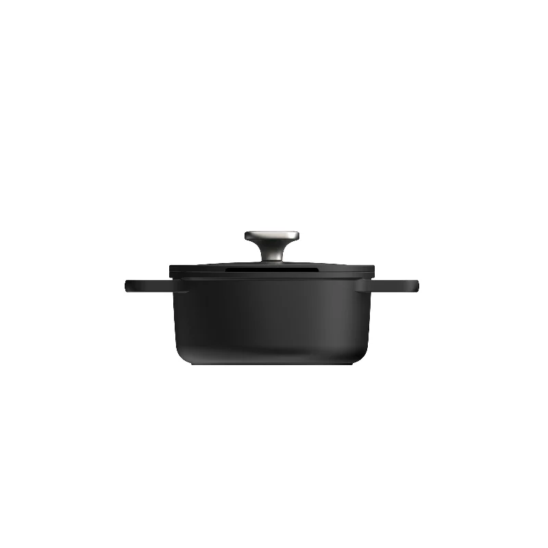 BergHOFF Casseruola Antiaderente con Coperchio D20 cm Leo Phantom