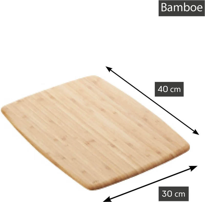 Point-Virgule Schneidebrett aus Bambusholz