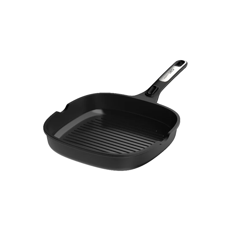 BergHOFF Bistecchiera Antiaderente con Manico Amovibile Leo Phantom 26 cm