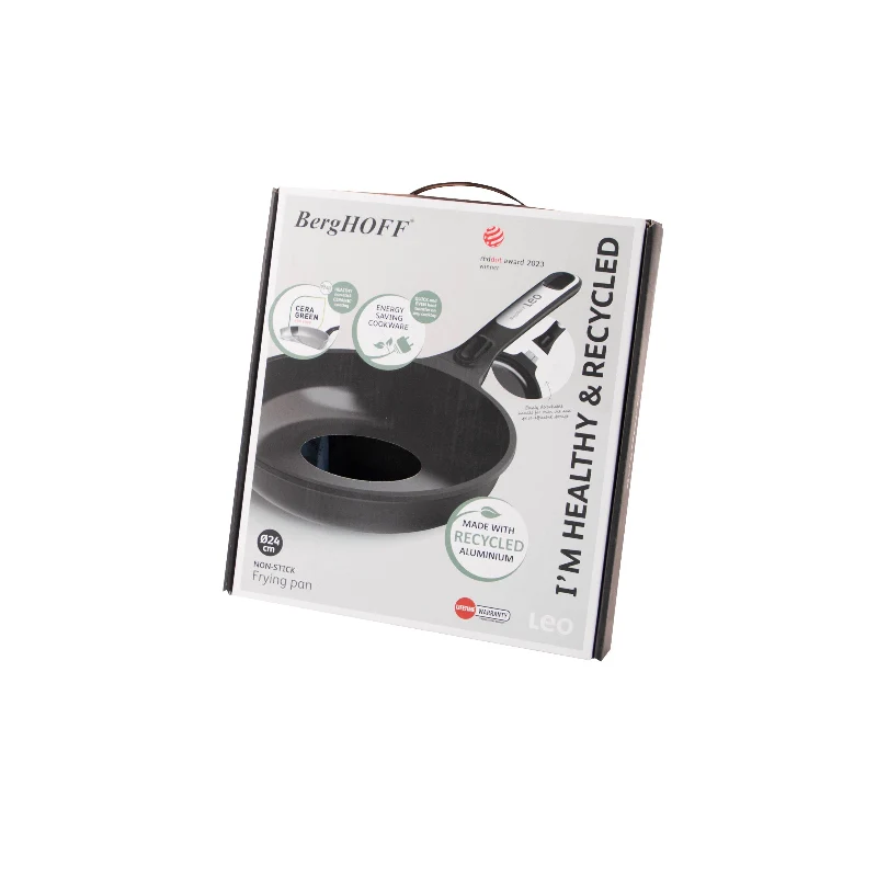 BergHOFF Padella Antiaderente con Manico Amobile Leo Phantom 24 cm