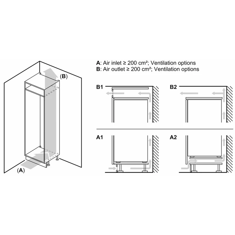 Bosch Serie 6 GIV21ADD0 Einbau-Gefrierschrank Integriert 95 l D